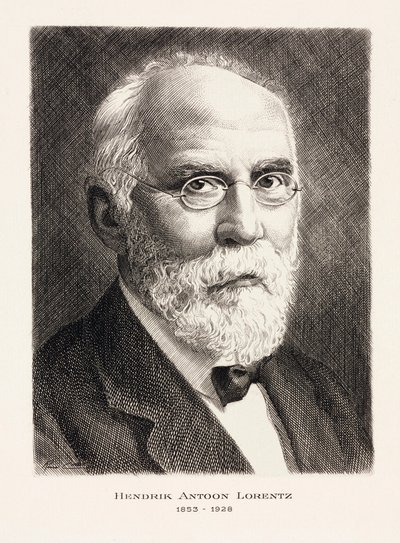 Hendrik Antoon Lorentz, holland matematikus fizikus, 1910-es évek alkotó: Unbekannt