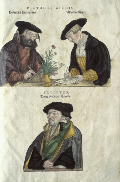 Herbals Albrecht Mayer, Veil Rudolph Speckle és Heinrich Fullmaurer alkotó: Unbekannt