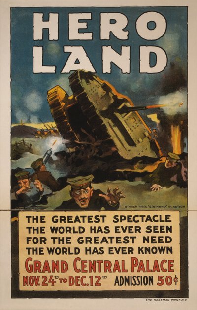 Hero Land poszter, New York, New York alkotó: Unbekannt