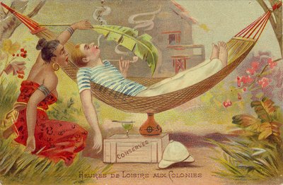 Szabadidő a gyarmatokon, 1900 körül alkotó: Unbekannter Künstler