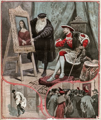 A Mona Lisa története. Mona Lisa története. alkotó: Unbekannt
