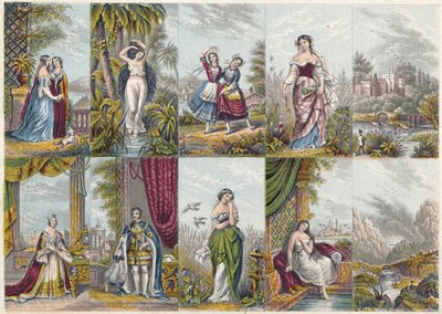 Az illusztrációk 1851-ből származnak alkotó: Unbekannter Künstler