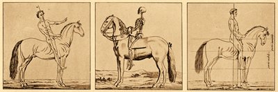 Instructions on the posture on horseback alkotó: Unbekannter Künstler