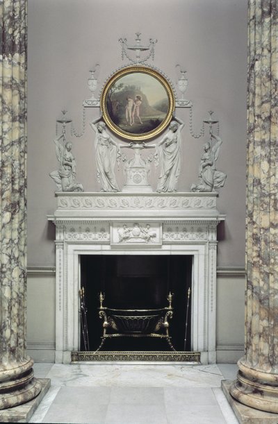 A Marble Hall belseje, Kedleston Hall, Derbyshire (fotó) alkotó: Unbekannt