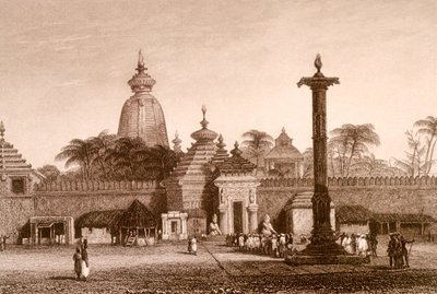 Jaganath templom, Orissa, India (metszet) alkotó: Unbekannter Künstler