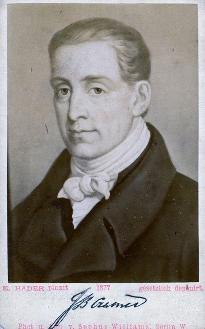 Johann Baptist Cramer alkotó: Unbekannt