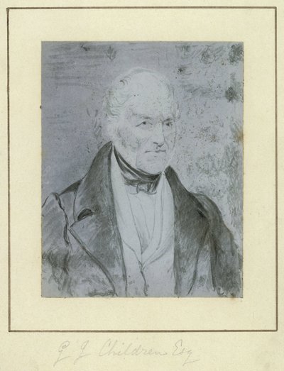 John George Children, angol tudós, 1841 alkotó: Unbekannt