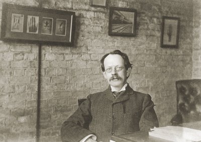 Joseph John Thomson angol fizikus, 1900 körül alkotó: Unbekannter Künstler