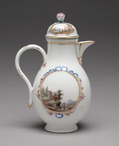 Kancsó fedővel, a meisseni porcelángyár, 1774-1814 alkotó: Unbekannt