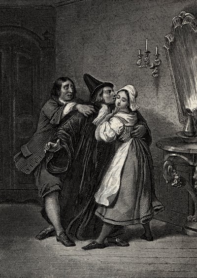 A doktor önmaga ellenére, Jean Baptiste Poquelin játéka Moliere-ben alkotó: Unbekannt