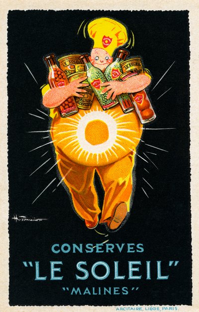 Le Soleil Malines Conserves - hirdetés alkotó: Unbekannter Künstler