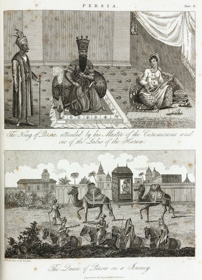 Perzsia királya és királynője, 1810-1829 körül alkotó: Unbekannt