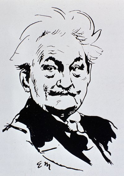 Leoš Janáček (tinta papíron) alkotó: Unbekannt
