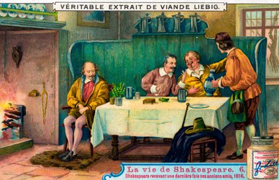 William Shakespeare élete Élet (kromo) alkotó: Unbekannter Künstler