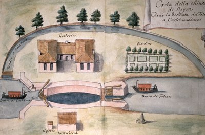 Zsilip a Canal du Midi csatornán alkotó: Unbekannter Künstler