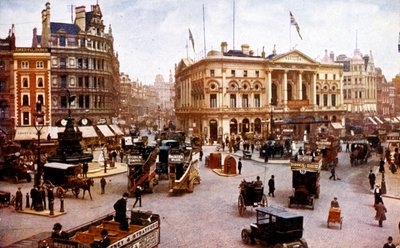 London - Piccadilly Circus, 1900-as évek eleje (képeslap) alkotó: Unbekannter Künstler