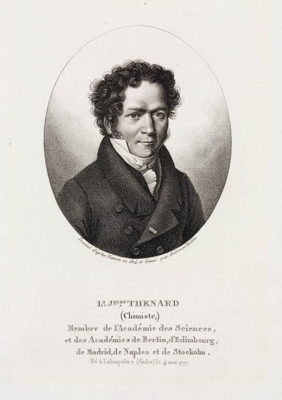 Louis Jacques Thenard francia kémikus alkotó: Unbekannt