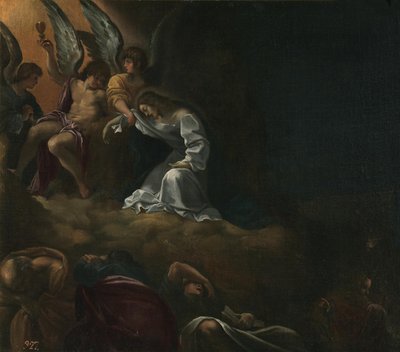 Ludovico Carracci - Oráció a kertben alkotó: Unbekannter Künstler