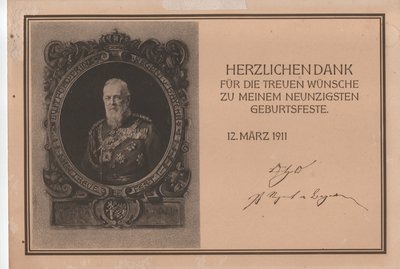 Luitpold Karl Joseph Wilhelm bajorországi Luitpold alkotó: Unbekannter Künstler