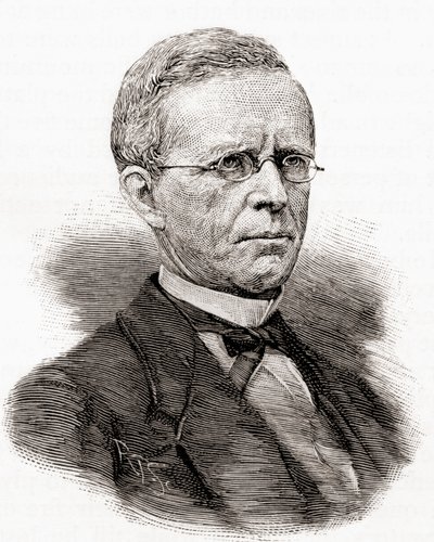 Lyman Trumbull, a The Century Magazine-tól, 1887-ben megjelent (metszet) alkotó: Unbekannter Künstler