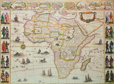 Afrika térképe alkotó: Unbekannter Künstler
