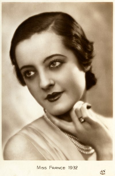 Miss France 1932 (képeslap) alkotó: Unbekannt
