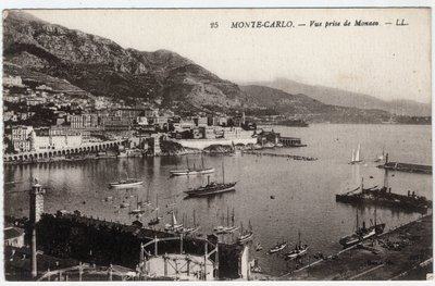 Monte Carlo (Monte-Carlo): Képeslap 19-20. század vége alkotó: William M. Timlin