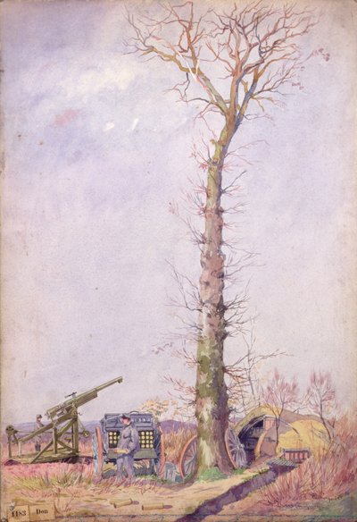 15 milliméteres ágyú felszerelése alkotó: Unbekannter Künstler