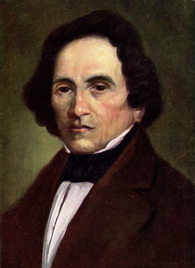 Zene. A német zeneszerző Giacomo Meyerbeer. Illusztráció, Ausztria, 1900 körül (képeslap). alkotó: Unbekannter Künstler