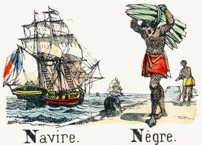 N – Navire Negre – Child Entertainment Alphabet c.1890 (litográfia) alkotó: Unbekannt