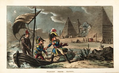 Bonaparte Napóleon elhagyja a forradalmi hadsereget Egyiptomban alkotó: Unbekannter Künstler