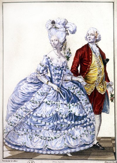 Friss házasok, 1780 körül (metszet) alkotó: Unbekannter Künstler