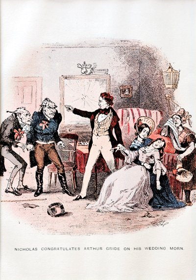 Nicholas Nickleby, C. Dickens - illusztráció alkotó: Unbekannt