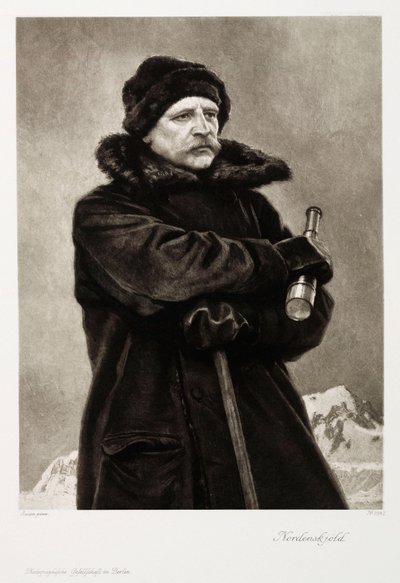 Nils Adolf Erik Nordenskjold, svéd geológus és sarkvidéki kutató, 1880-as évek alkotó: Unbekannt