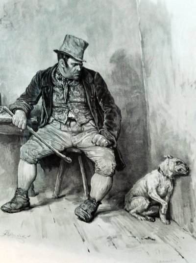 Oliver Twist, Charles Dickens - illusztráció alkotó: Unbekannter Künstler