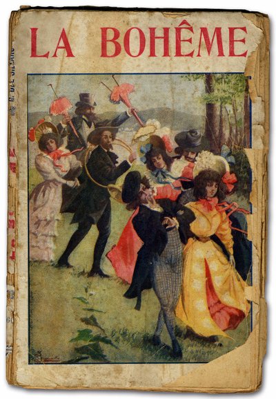 Giacomo Puccini La Boheme című operájának librettója. 1896 (nyomtatás) alkotó: Unbekannter Künstler