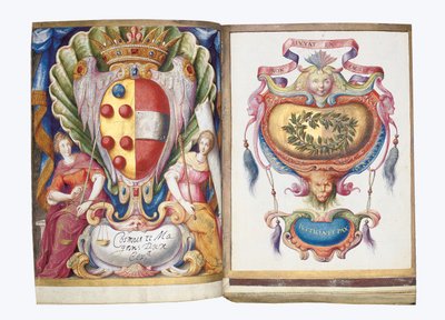 Lapok Philipp Hainhofer, 1596-1633 Amicorum albumából alkotó: Unbekannt