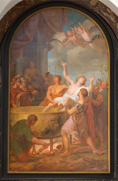Plébániatemplom (Plébániatemplom Szűzanya). Belső. festmény. alkotó: Unbekannter Künstler