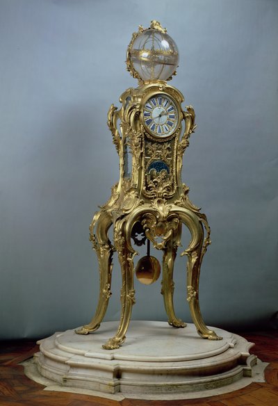 Passament csillagászati óra, amelyet Jacques Caffieri (1678-1755) készített XV. Lajos francia számára alkotó: Unbekannt