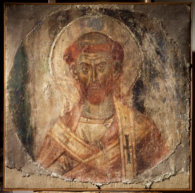 Anacletus (vagy Cletus) pápa (freskó, V. század) alkotó: Unbekannter Künstler