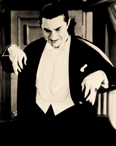 Lugosi Béla portréja, 1930 körül (szépia fotó) alkotó: Unbekannt