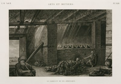 Eljárás, vegyi sókészítés, ammónia, Egyiptom, 1798 alkotó: Unbekannt