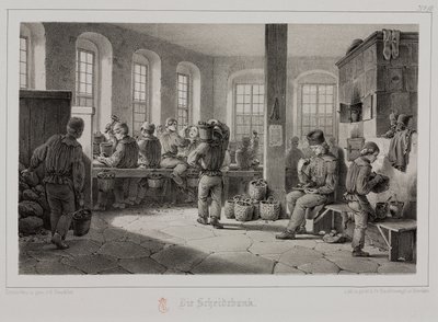 Nyersanyag-feldolgozás, Kohászat fémérc-feldolgozás, Németország, 1851. alkotó: Unbekannt