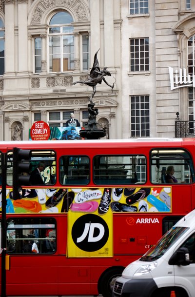 Red London Bus, Piccadilly (fotó) alkotó: Unbekannt