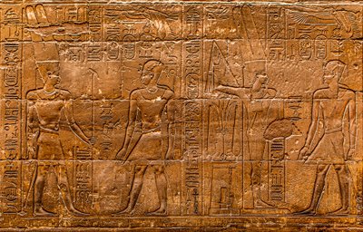 Dombormű, Luxor templom, Théba, Egyiptom, Afrika (fotó) alkotó: Unbekannter Künstler