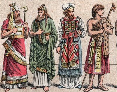 Vallásos viseletek az ókorban (színes litó) alkotó: Unbekannt