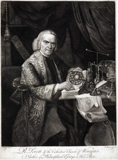 Richard Lovett brit fizikus, 1750-1780 alkotó: Unbekannt