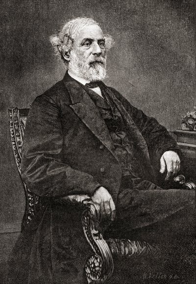 Robert Edward Lee, a The Century Magazine-tól, 1887-ben megjelent (metszet) alkotó: Unbekannt