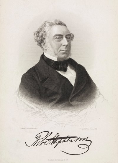 Robert Stephenson angol gépész- és építőmérnök, 1850-es évek alkotó: Unbekannt