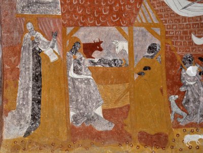 Román művészet: Vienne, Poitou-Charentes (Poitou Charentes), Franciaország. Nativite. Fényképezés alkotó: Unbekannter Künstler